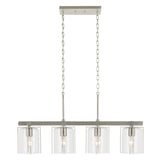 Kichler Birk 4-Light Brushed Nickel Farmhouse Chandelier