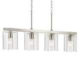 Kichler Birk 4-Light Brushed Nickel Farmhouse Chandelier