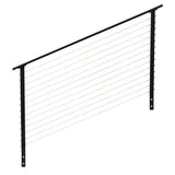 CityPost Stair Face Mount Steel Deck Cable Rail Kit