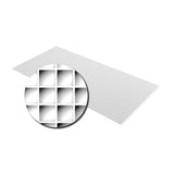 PLASKOLITE 24-in x 48-in 7.85-sq ft Louvered Ceiling Light Panels