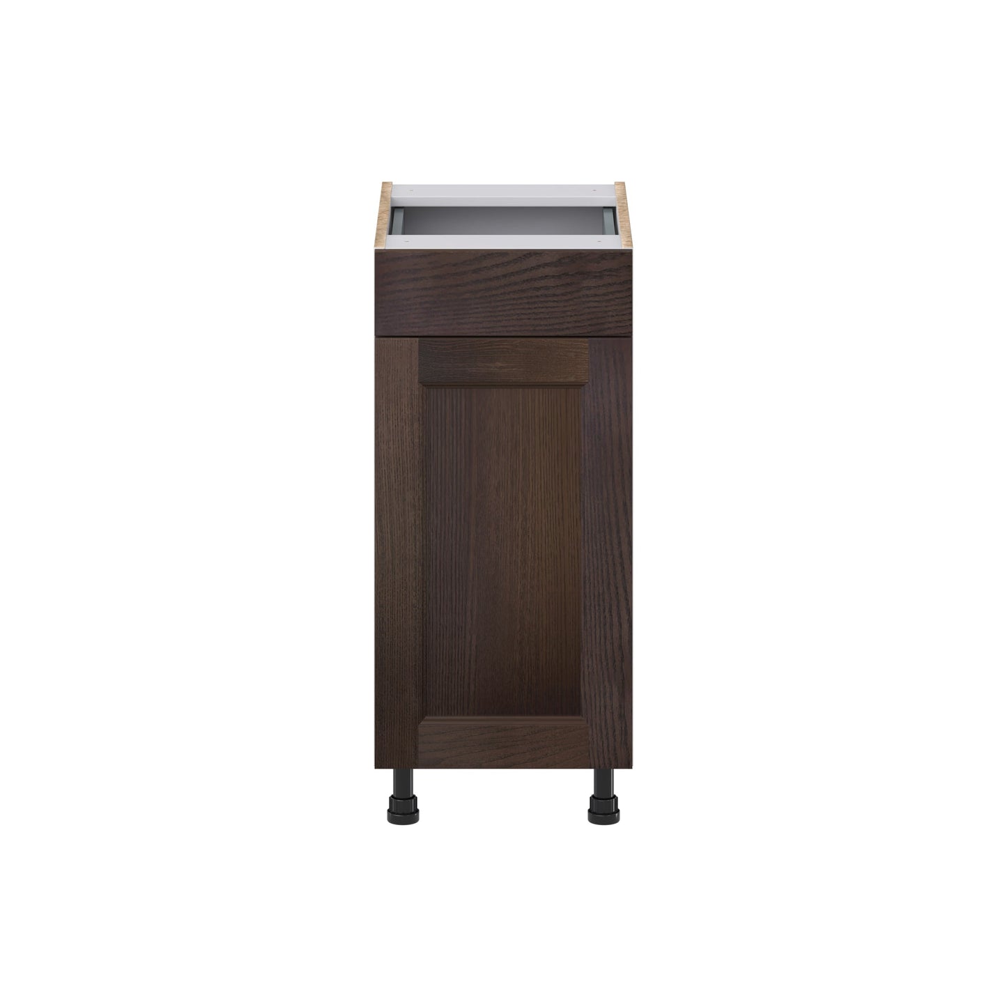 Hugo&Borg 15-in W x 34.5-in H x 21-in D Wood 1-Drawer Base Fully Assembled Cabinet (Recessed Panel Shaker Style)
