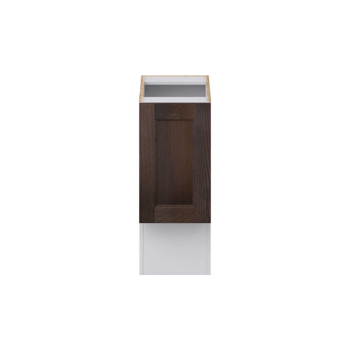 Hugo&Borg 12-in W x 34.5-in H x 21-in D Wood Base Fully Assembled Cabinet (Recessed Panel Shaker Door Style)