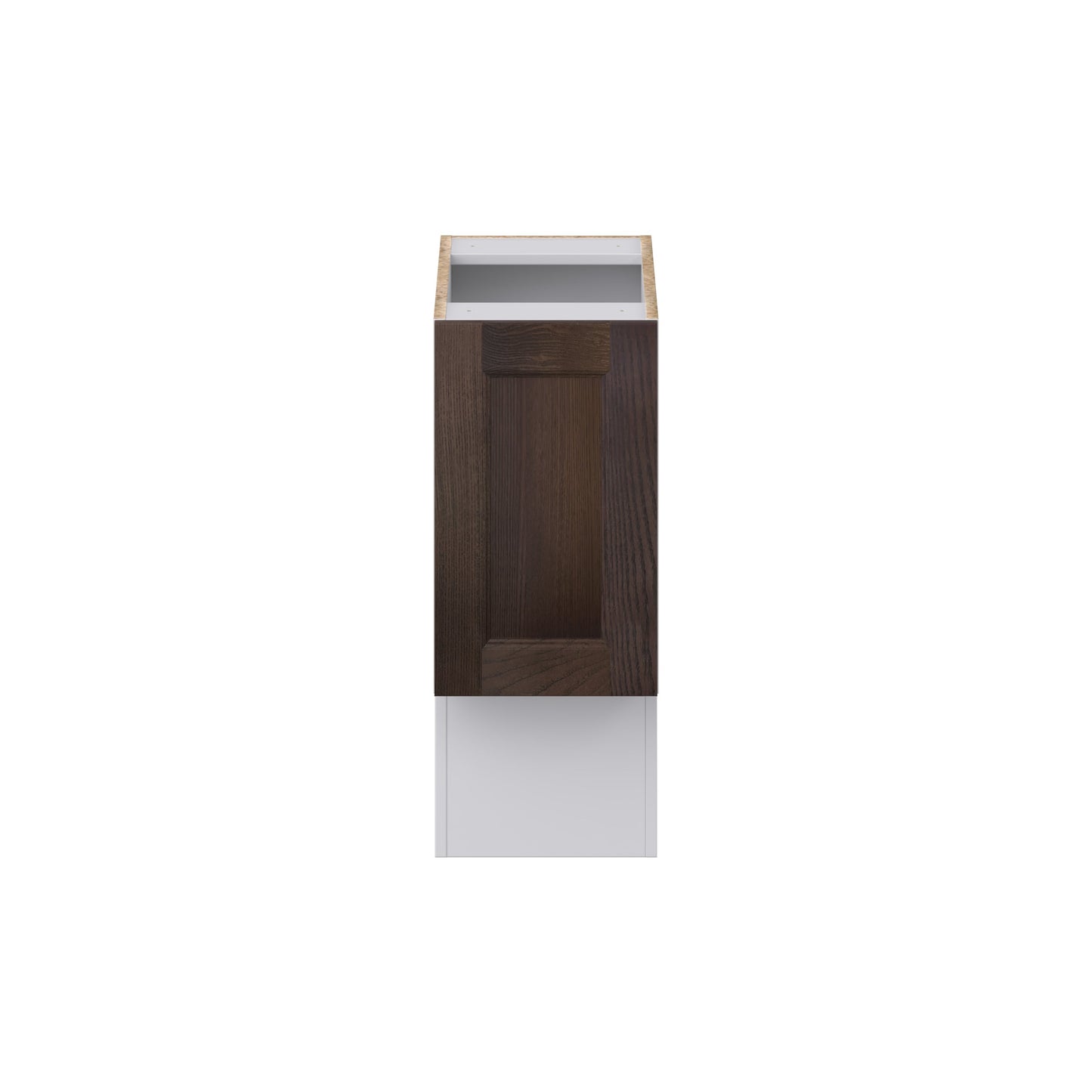 Hugo&Borg 12-in W x 34.5-in H x 21-in D Wood Base Fully Assembled Cabinet (Recessed Panel Shaker Door Style)
