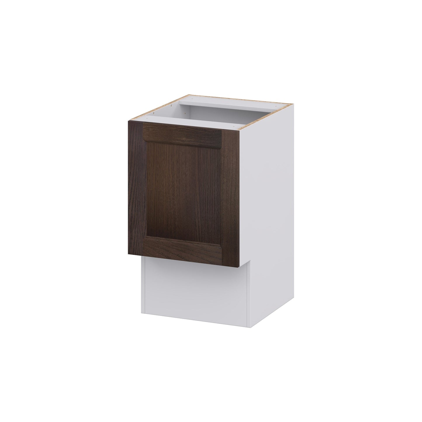 Hugo&Borg 18-in W x 34.5-in H x 21-in D Wood Base Fully Assembled Cabinet (Recessed Panel Shaker Door Style)