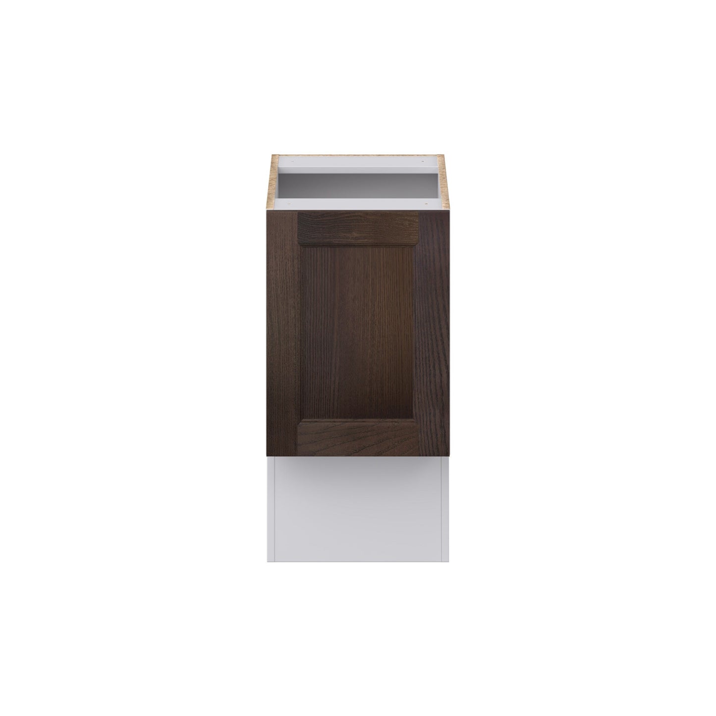 Hugo&Borg 15-in W x 34.5-in H x 21-in D Wood Base Fully Assembled Cabinet (Recessed Panel Shaker Door Style)