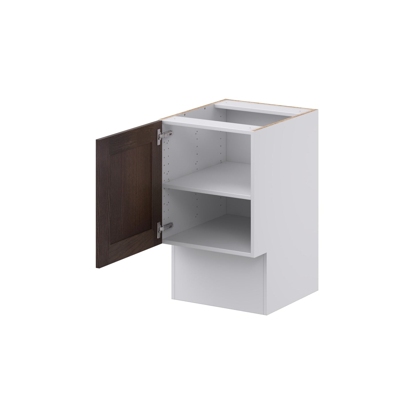Hugo&Borg 18-in W x 34.5-in H x 21-in D Wood Base Fully Assembled Cabinet (Recessed Panel Shaker Door Style)