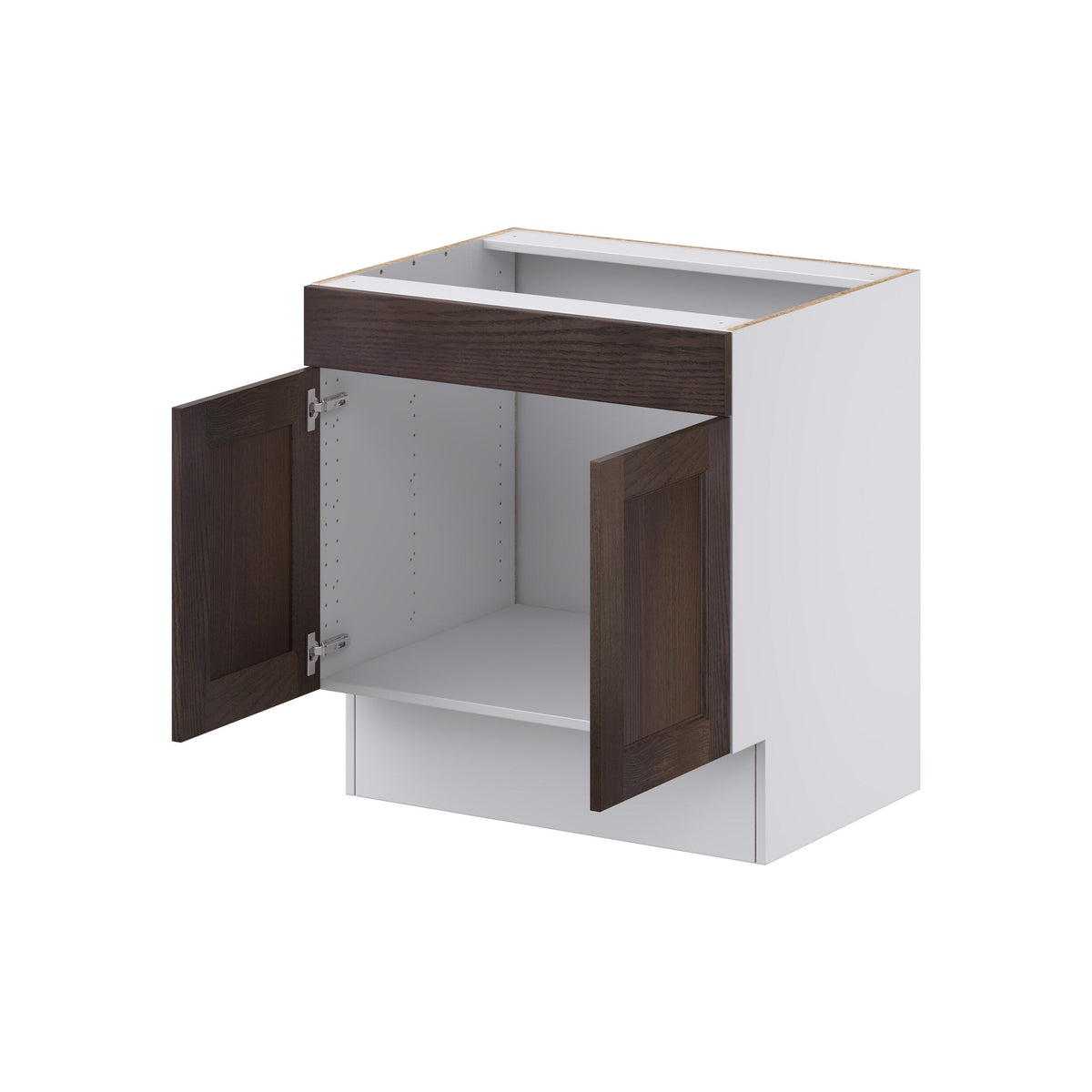 Hugo&Borg 30-in W x 32.5-in H x 24-in D Wood Base Fully Assembled Cabinet (Recessed Panel Shaker Door Style)