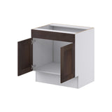 Hugo&Borg 30-in W x 32.5-in H x 24-in D Wood Base Fully Assembled Cabinet (Recessed Panel Shaker Door Style)