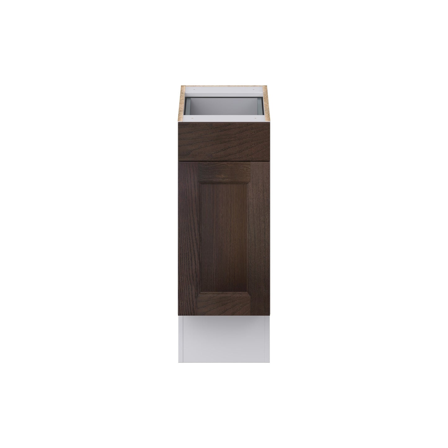 Hugo&Borg 12-in W x 34.5-in H x 24-in D Wood 1-Drawer Base Fully Assembled Cabinet (Recessed Panel Shaker Style)