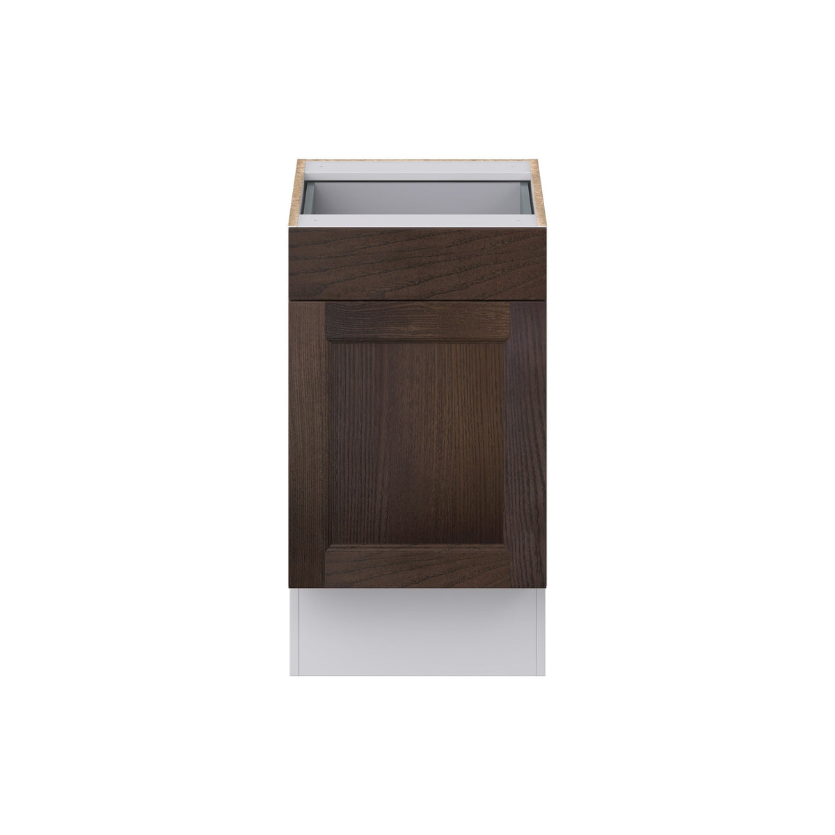 Hugo&Borg 18-in W x 34.5-in H x 24-in D Wood 1-Drawer Base Fully Assembled Cabinet (Recessed Panel Shaker Style)