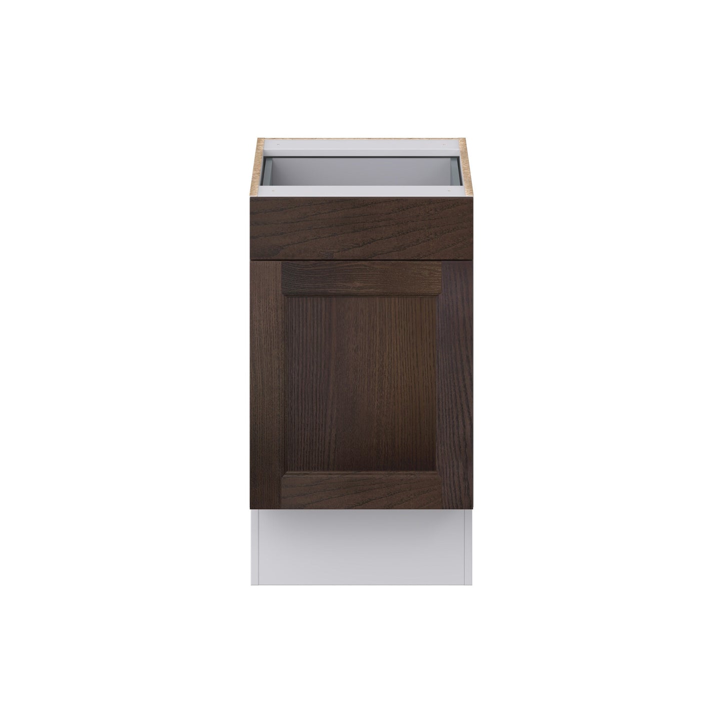 Hugo&Borg 18-in W x 34.5-in H x 24-in D Wood 1-Drawer Base Fully Assembled Cabinet (Recessed Panel Shaker Style)