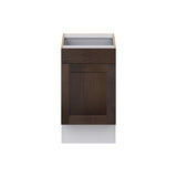 Hugo&Borg 18-in W x 34.5-in H x 24-in D Wood 1-Drawer Base Fully Assembled Cabinet (Recessed Panel Shaker Style)