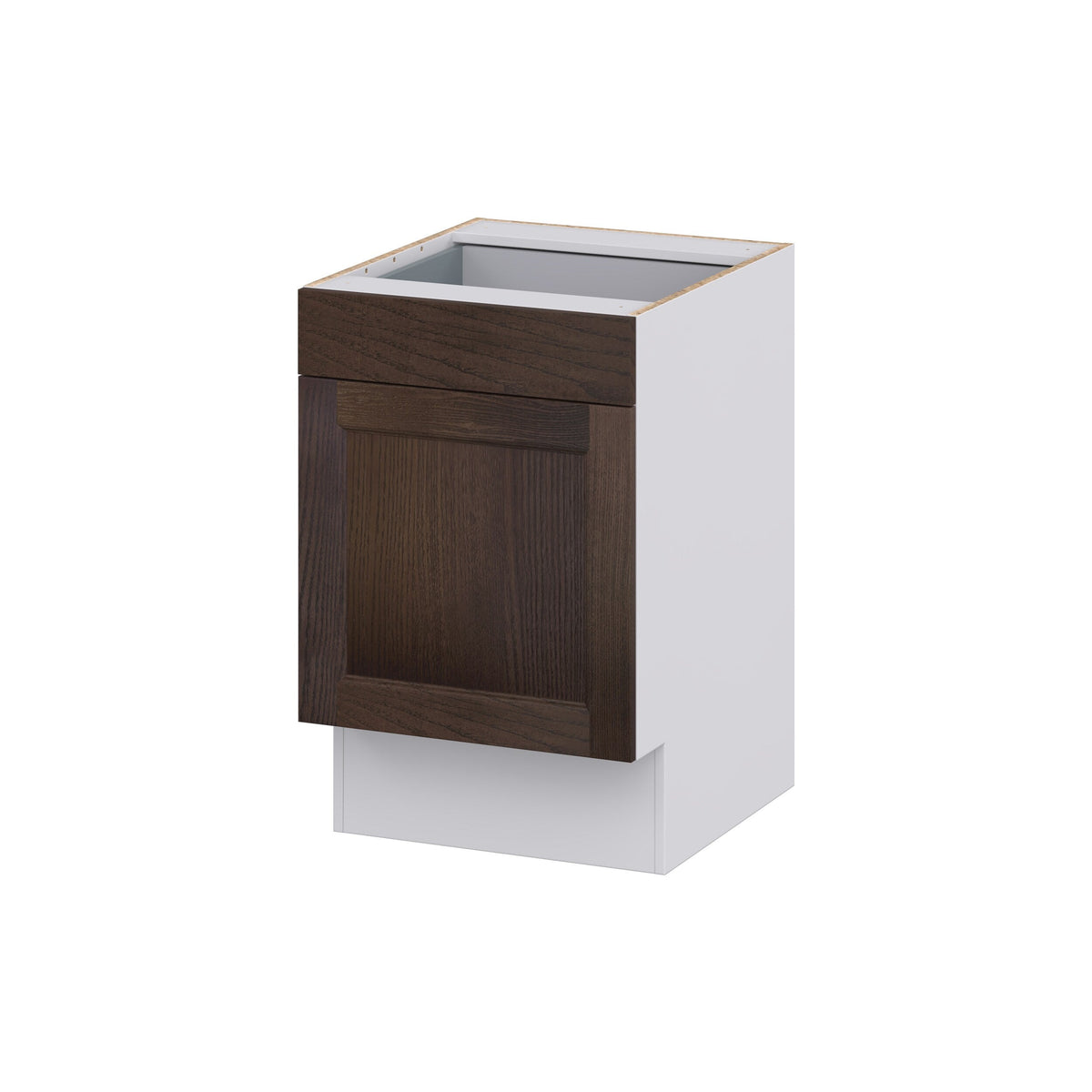 Hugo&Borg 21-in W x 34.5-in H x 24-in D Wood 1-Drawer Base Fully Assembled Cabinet (Recessed Panel Shaker Style)