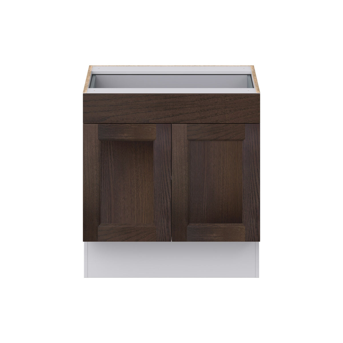 Hugo&Borg 30-in W x 32.5-in H x 24-in D Wood 1-Drawer Base Fully Assembled Cabinet (Recessed Panel Shaker Style)