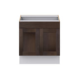 Hugo&Borg 30-in W x 32.5-in H x 24-in D Wood 1-Drawer Base Fully Assembled Cabinet (Recessed Panel Shaker Style)