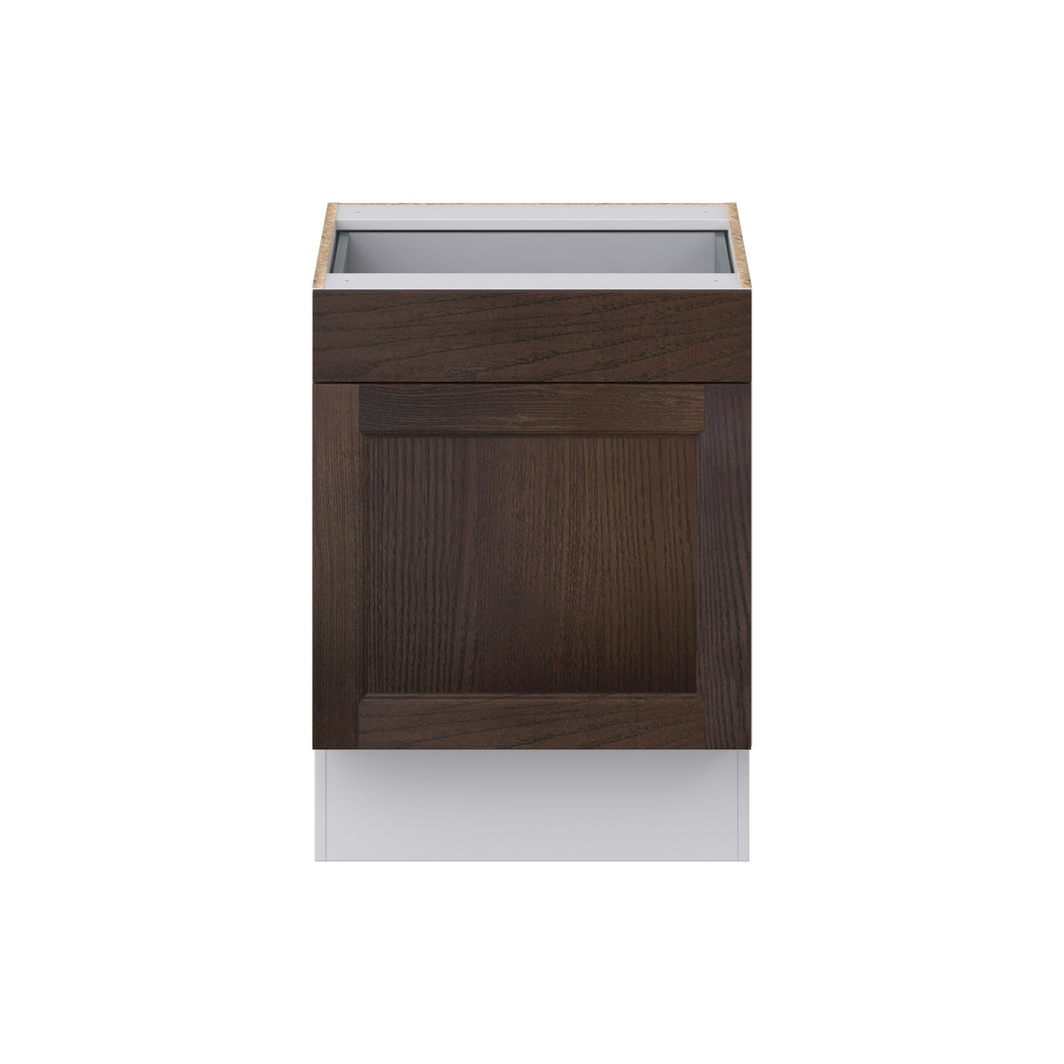 Hugo&Borg 24-in W x 34.5-in H x 24-in D Wood 1-Drawer Base Fully Assembled Cabinet (Recessed Panel Shaker Style)