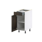 Hugo&Borg Montclaire 15-in W x 34.5-in H x 24-in D Wood 1-Drawer Base Fully Assembled Cabinet (Recessed Panel Shaker Style)