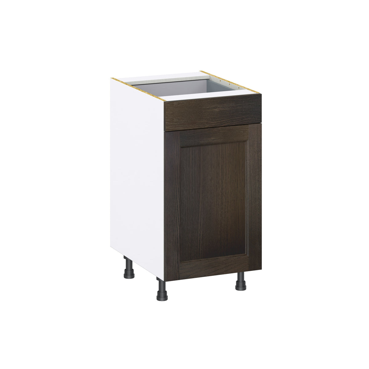 Hugo&Borg Montclaire 18-in W x 34.5-in H x 24-in D Wood 1-Drawer Base Fully Assembled Cabinet (Recessed Panel Shaker Style)