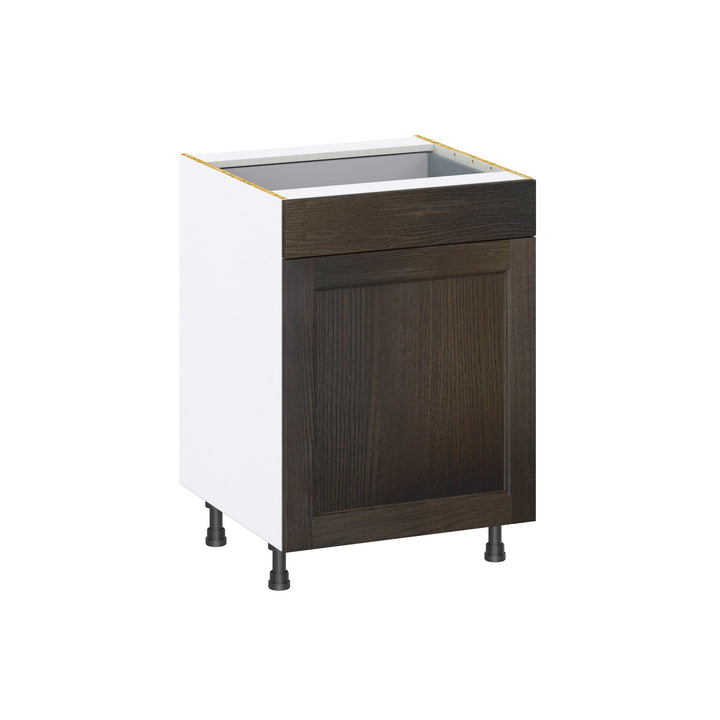 Hugo&Borg Montclaire 24-in W x 34.5-in H x 24-in D Wood 1-Drawer Base Fully Assembled Cabinet (Recessed Panel Shaker Style)