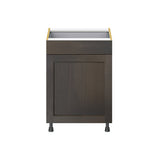 Hugo&Borg Montclaire 24-in W x 34.5-in H x 24-in D Wood 1-Drawer Base Fully Assembled Cabinet (Recessed Panel Shaker Style)