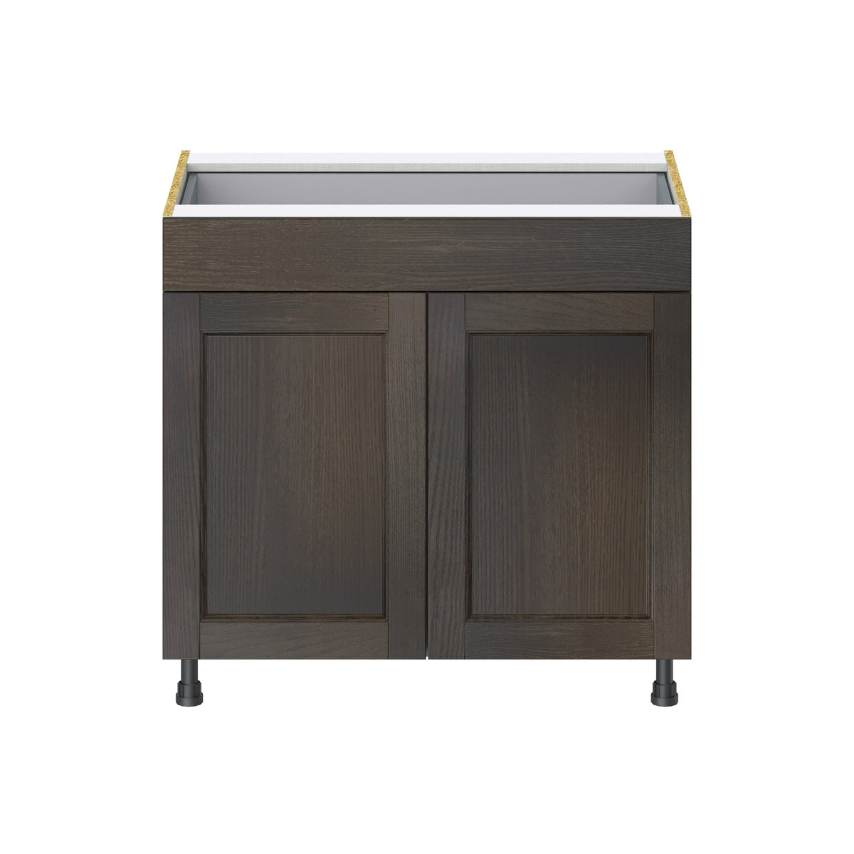 Hugo&Borg Montclaire 36-in W x 34.5-in H x 24-in D Wood 1-Drawer Base Fully Assembled Cabinet (Recessed Panel Shaker Style)