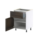 Hugo&Borg Montclaire 24-in W x 34.5-in H x 25-in D Wood 1-Drawer Base Fully Assembled Cabinet (Recessed Panel Shaker Style)