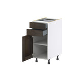 Hugo&Borg Montclaire 15-in W x 34.5-in H x 24-in D Wood 2-Drawers Base Fully Assembled Cabinet (Recessed Panel Shaker Style)