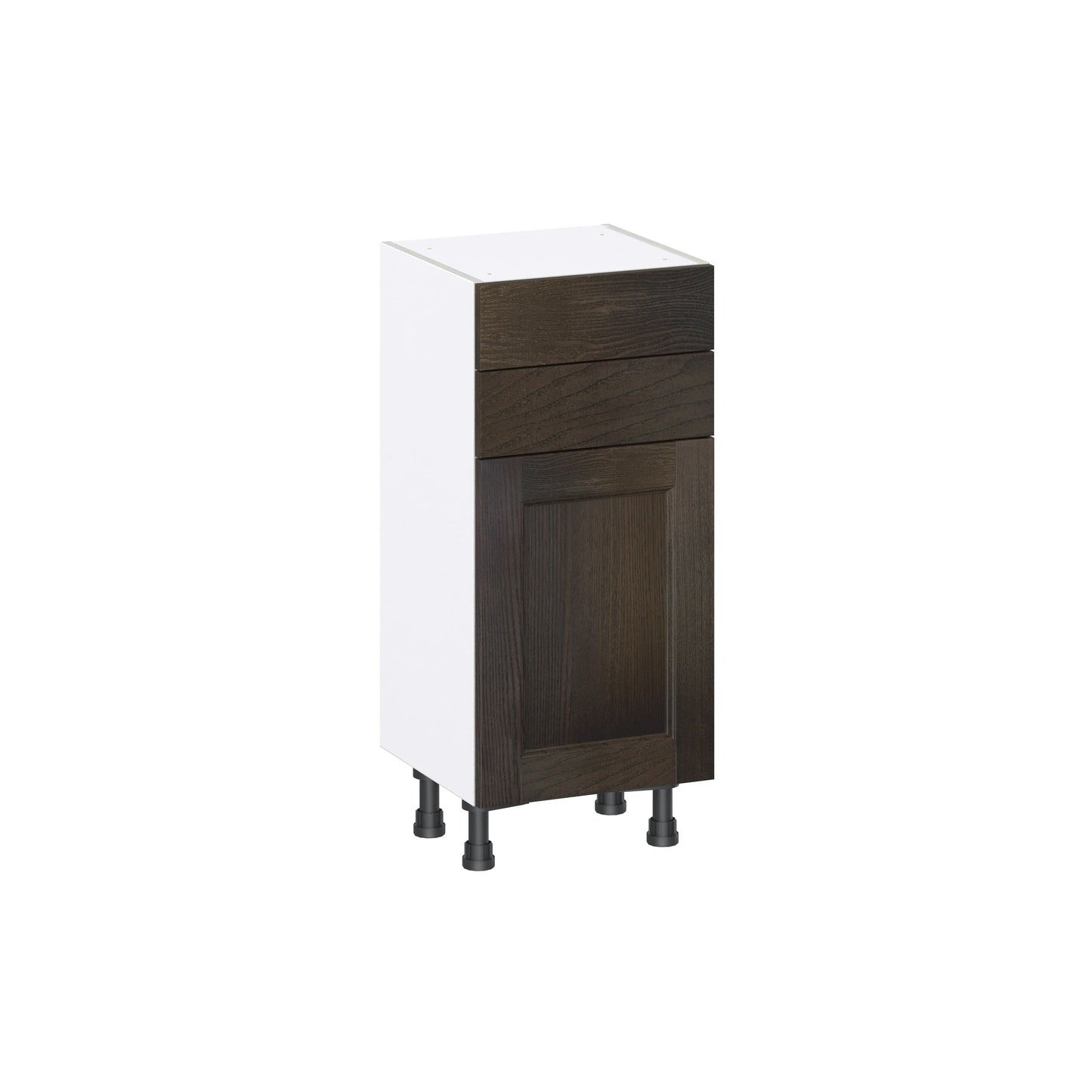 Hugo&Borg Montclaire 15-in W x 34.5-in H x 14-in D Wood 2-Drawers Base Fully Assembled Cabinet (Recessed Panel Shaker Style)
