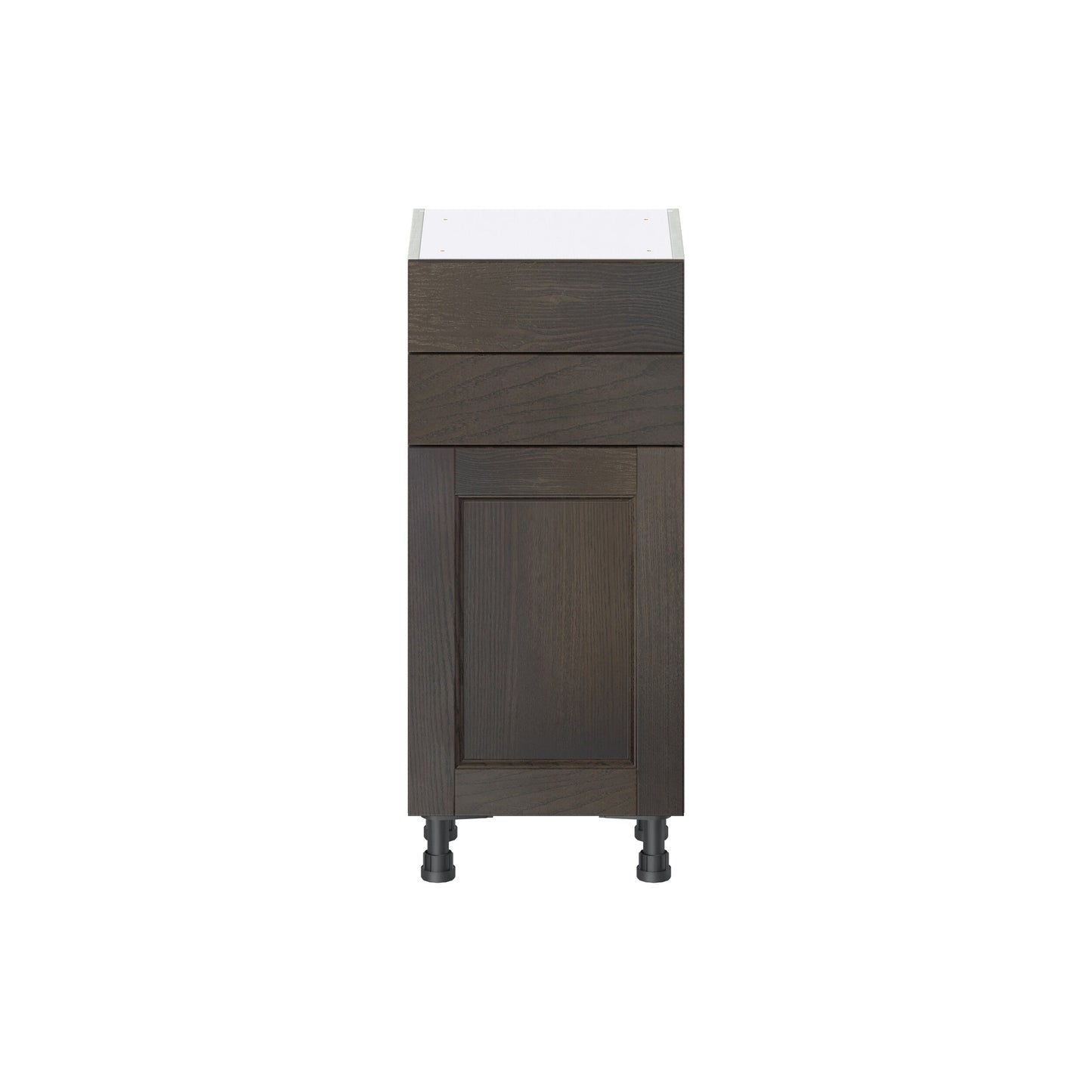 Hugo&Borg Montclaire 15-in W x 34.5-in H x 14-in D Wood 2-Drawers Base Fully Assembled Cabinet (Recessed Panel Shaker Style)