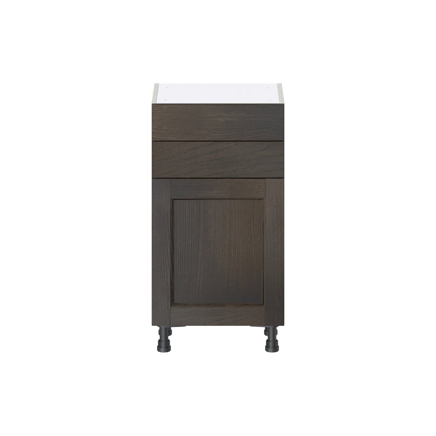 Hugo&Borg Montclaire 18-in W x 34.5-in H x 14-in D Wood 2-Drawers Base Fully Assembled Cabinet (Recessed Panel Shaker Style)
