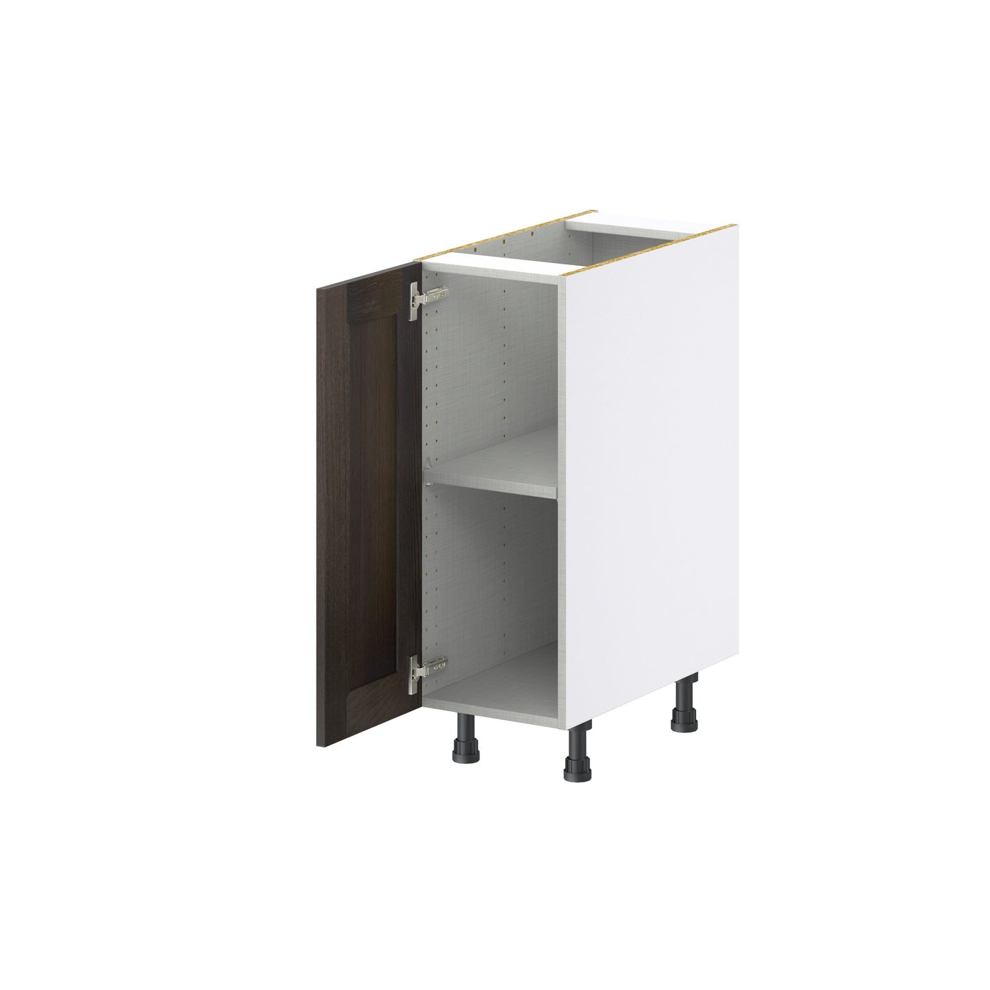 Hugo&Borg Montclaire 12-in W x 34.5-in H x 24-in D Wood Base Fully Assembled Cabinet (Recessed Panel Shaker Door Style)