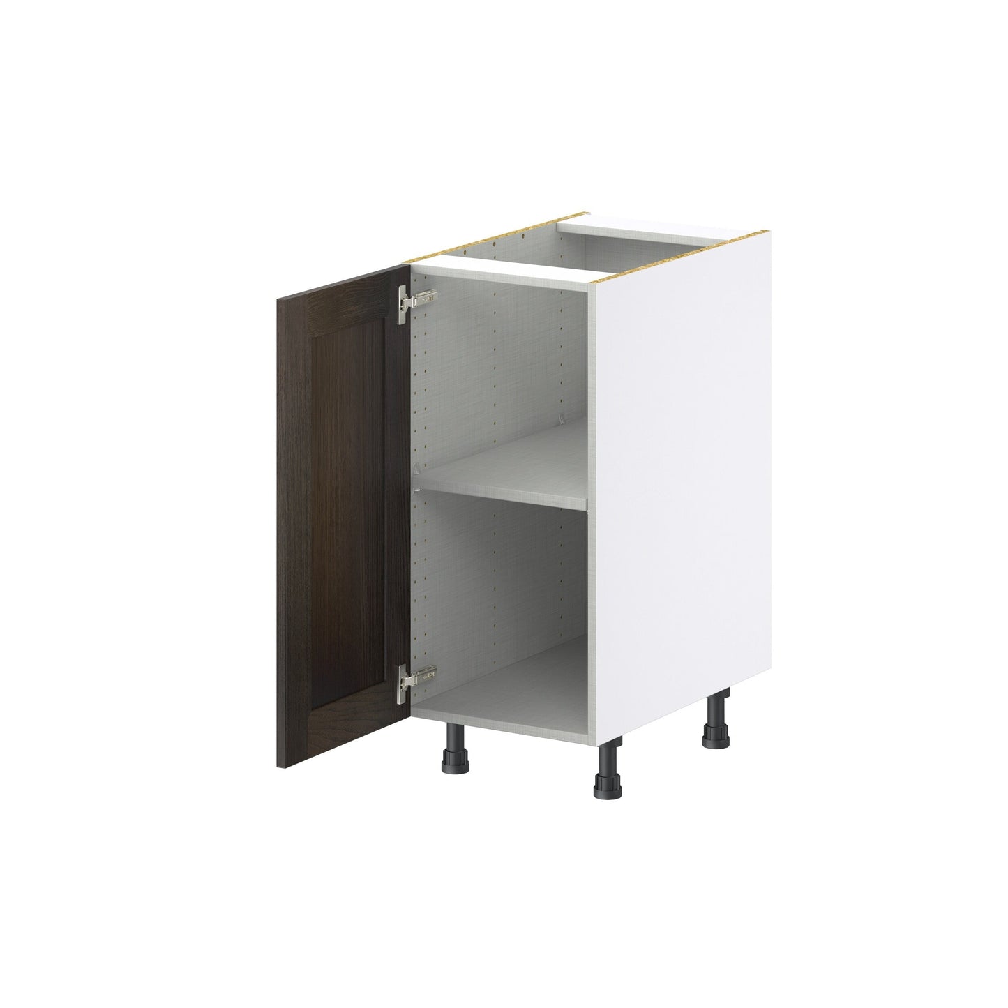 Hugo&Borg Montclaire 15-in W x 34.5-in H x 24-in D Wood Base Fully Assembled Cabinet (Recessed Panel Shaker Door Style)
