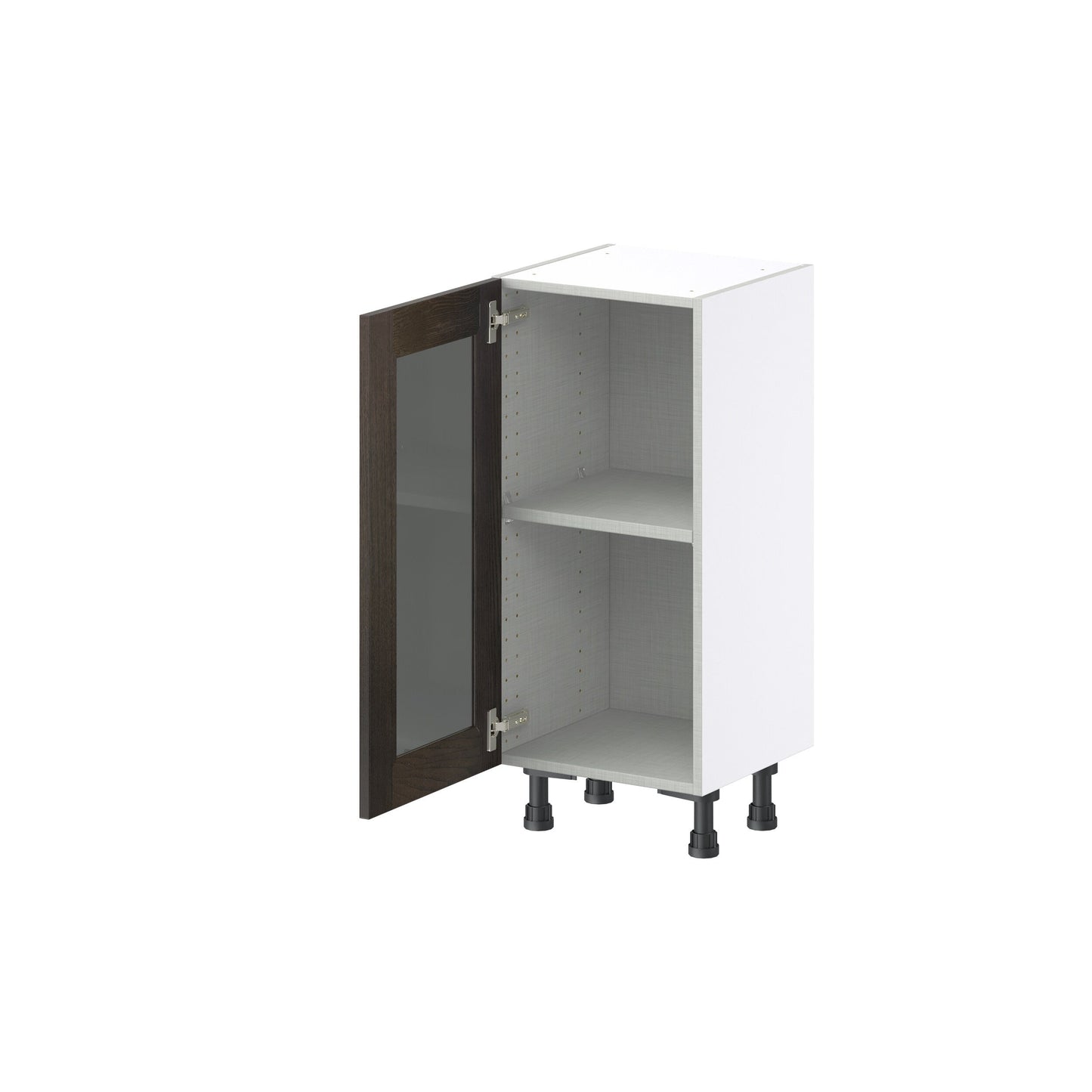 Hugo&Borg Montclaire 15-in W x 34.5-in H x 16-in D Wood Base Fully Assembled Cabinet (Recessed Panel Shaker Door Style)