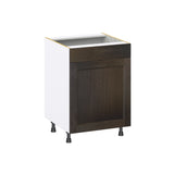 Hugo&Borg Montclaire 24-in W x 34.5-in H x 24-in D Wood Sink Base Fully Assembled Cabinet (Recessed Panel Shaker Style)
