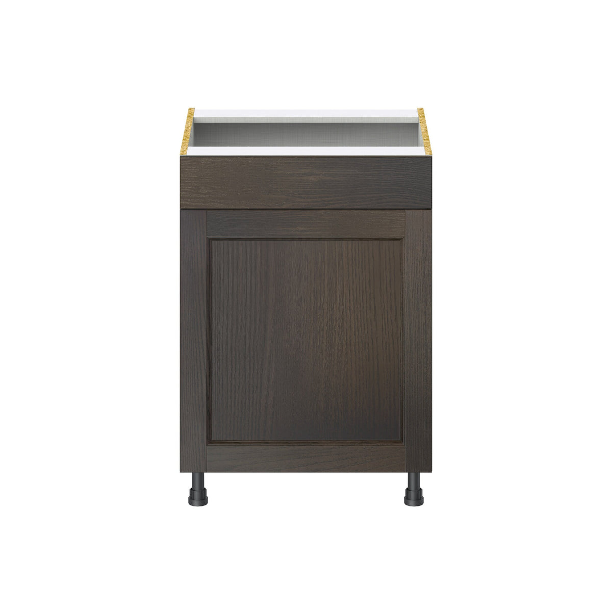 Hugo&Borg Montclaire 24-in W x 34.5-in H x 24-in D Wood Sink Base Fully Assembled Cabinet (Recessed Panel Shaker Style)