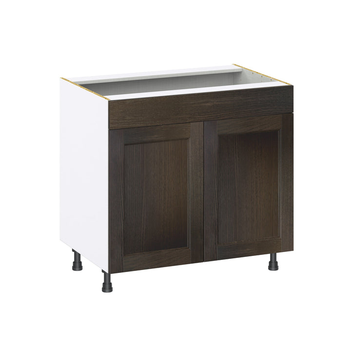 Hugo&Borg Montclaire 36-in W x 34.5-in H x 24-in D Wood Sink Base Fully Assembled Cabinet (Recessed Panel Shaker Style)