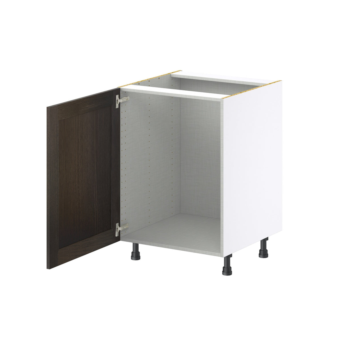 Hugo&Borg Montclaire 24-in W x 34.5-in H x 24-in D Wood Sink Base Fully Assembled Cabinet (Recessed Panel Shaker Style)