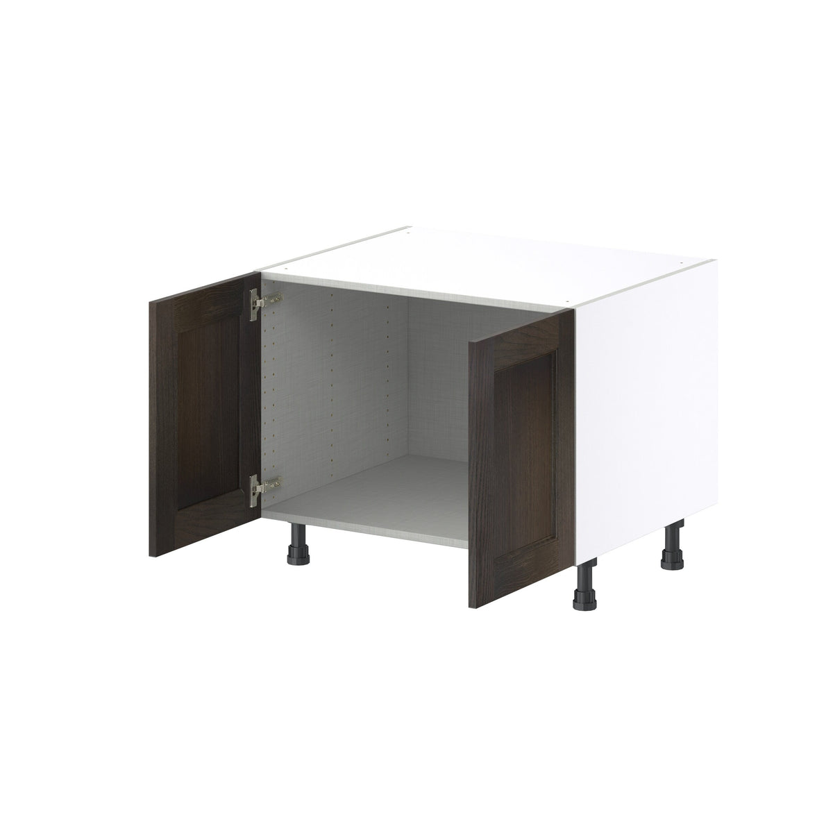 Hugo&Borg Montclaire 30-in W x 24.5-in H x 24-in D Wood Sink Base Fully Assembled Cabinet (Recessed Panel Shaker Style)