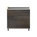 Hugo&Borg Montclaire 36-in W x 34.5-in H x 24-in D Wood 4-Drawer Base Fully Assembled Cabinet (Recessed Panel Style)
