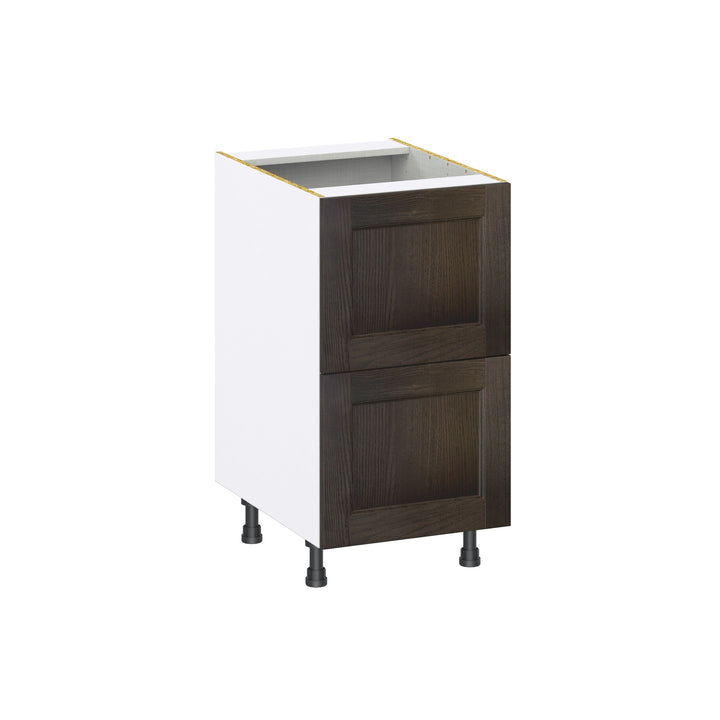 Hugo&Borg Montclaire 18-in W x 34.5-in H x 24-in D Wood 2-Drawer Base Fully Assembled Cabinet (Recessed Panel Style)