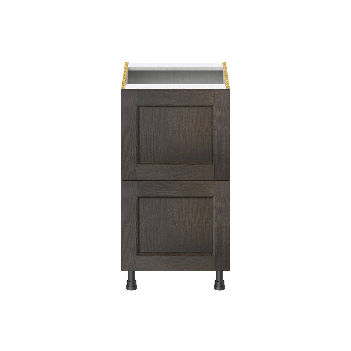 Hugo&Borg Montclaire 18-in W x 34.5-in H x 24-in D Wood 2-Drawer Base Fully Assembled Cabinet (Recessed Panel Style)