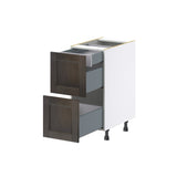 Hugo&Borg Montclaire 15-in W x 34.5-in H x 24-in D Wood 3-Drawer Base Fully Assembled Cabinet (Recessed Panel Style)