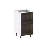 Hugo&Borg Montclaire 18-in W x 34.5-in H x 24-in D Wood 3-Drawer Base Fully Assembled Cabinet (Recessed Panel Style)