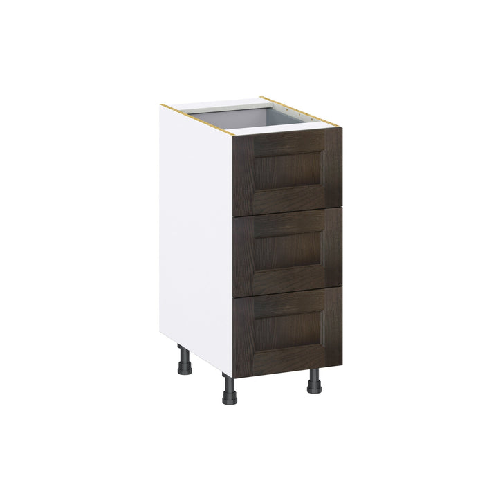 Hugo&Borg Montclaire 15-in W x 34.5-in H x 24-in D Wood 4-Drawer Base Fully Assembled Cabinet (Recessed Panel Style)