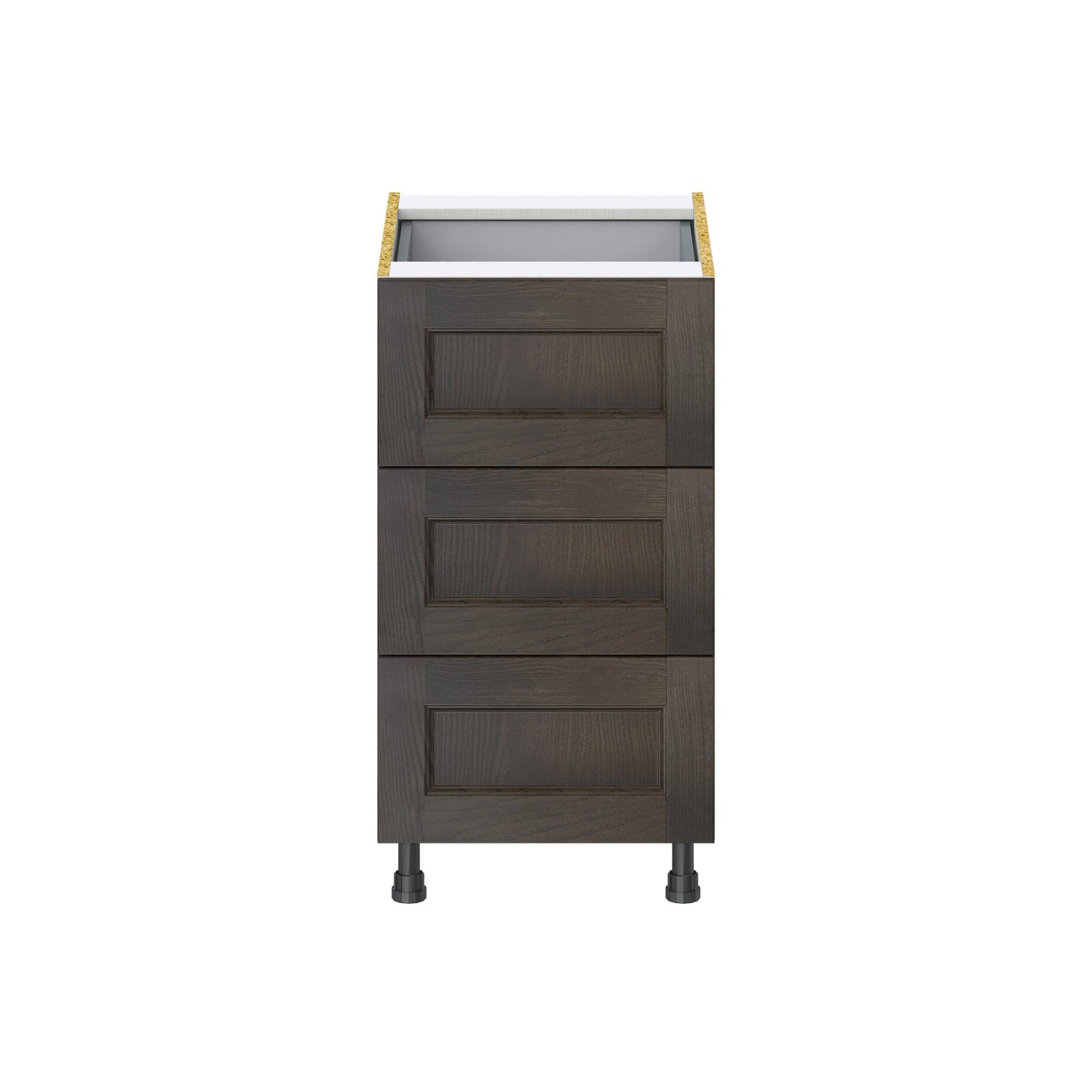 Hugo&Borg Montclaire 18-in W x 34.5-in H x 24-in D Wood 4-Drawer Base Fully Assembled Cabinet (Recessed Panel Style)