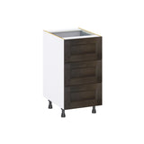 Hugo&Borg Montclaire 18-in W x 34.5-in H x 24-in D Wood 4-Drawer Base Fully Assembled Cabinet (Recessed Panel Style)