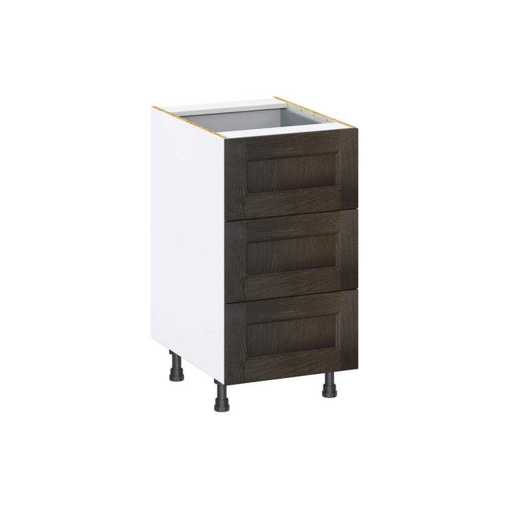 Hugo&Borg Montclaire 18-in W x 34.5-in H x 24-in D Wood 4-Drawer Base Fully Assembled Cabinet (Recessed Panel Style)