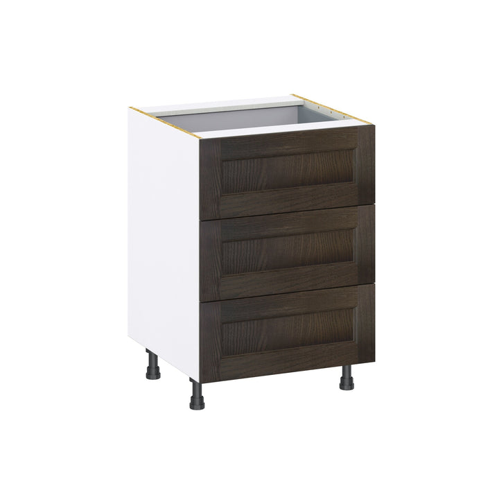 Hugo&Borg Montclaire 24-in W x 34.5-in H x 24-in D Wood 4-Drawer Base Fully Assembled Cabinet (Recessed Panel Style)
