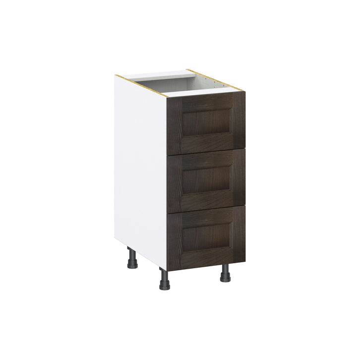 Hugo&Borg Montclaire 15-in W x 34.5-in H x 24-in D Wood 3-Drawer Base Fully Assembled Cabinet (Recessed Panel Style)