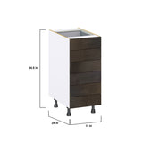 Hugo&Borg Montclaire 15-in W x 34.5-in H x 24-in D Wood 6-Drawer Base Fully Assembled Cabinet (Recessed Panel Style)